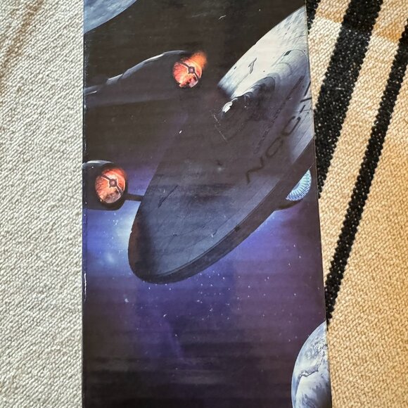 CAPT. KIRK STAR TREK 2008 BURGER COLLECTORS DRINKING GLASS - Picture 2 of 6